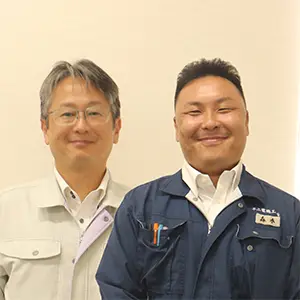 不二電機工業株式会社（業務委託元） 藤田さん・森本さんの顔写真